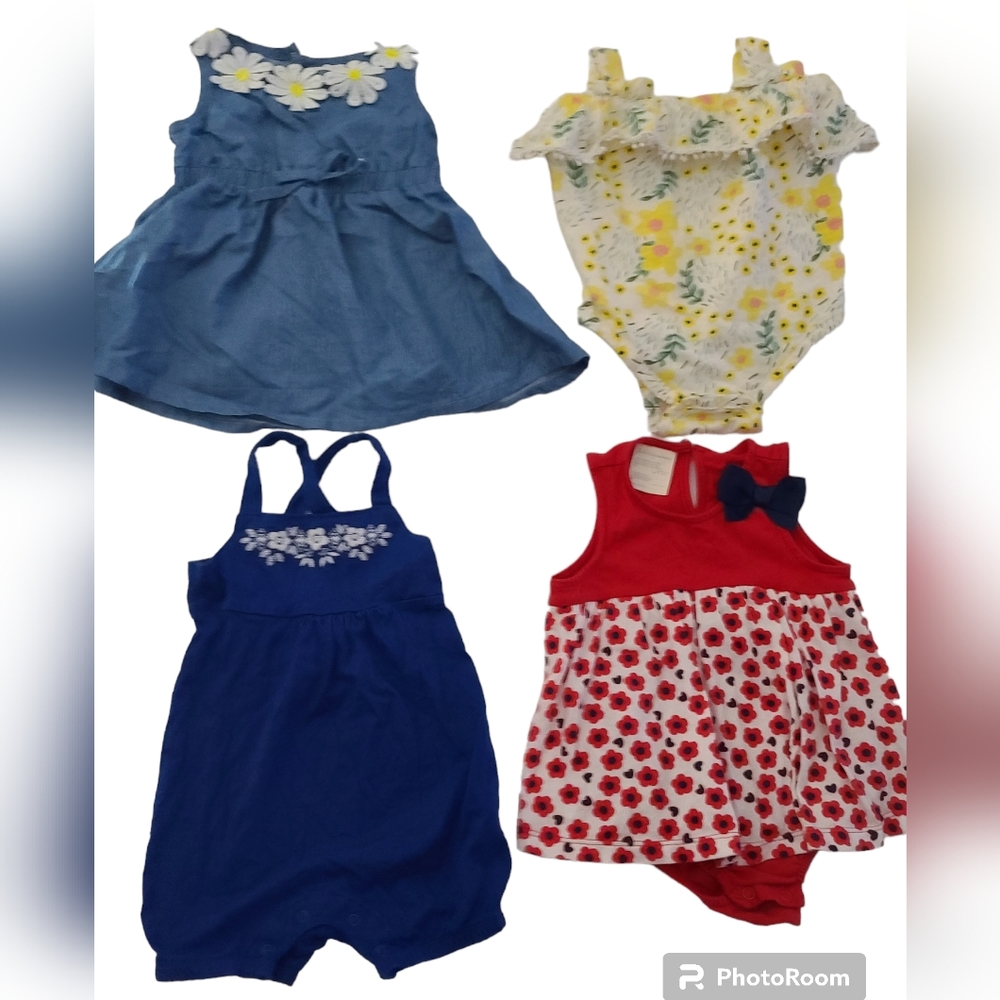 Baby Girl lot Clothes Kids  Size 6-9 Months Jessica Simpson Bundles First Impr…